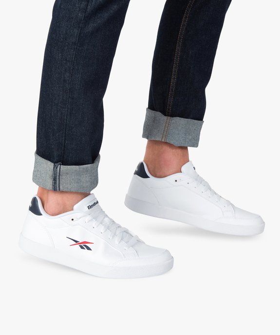 Baskets homme bicolores à lacets - Reebok Vector Smash vue1 - REEBOK - GEMO