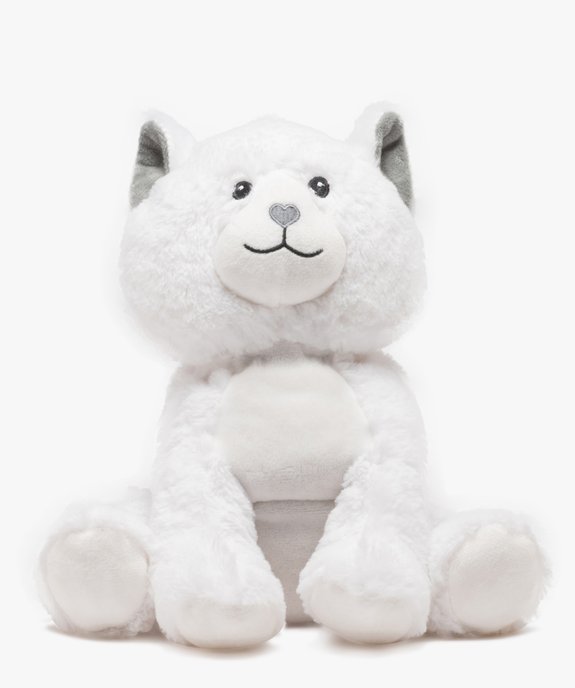 Peluche bouillotte chat à chauffer au micro-ondes vue2 - AUTRES MARQUES - GEMO