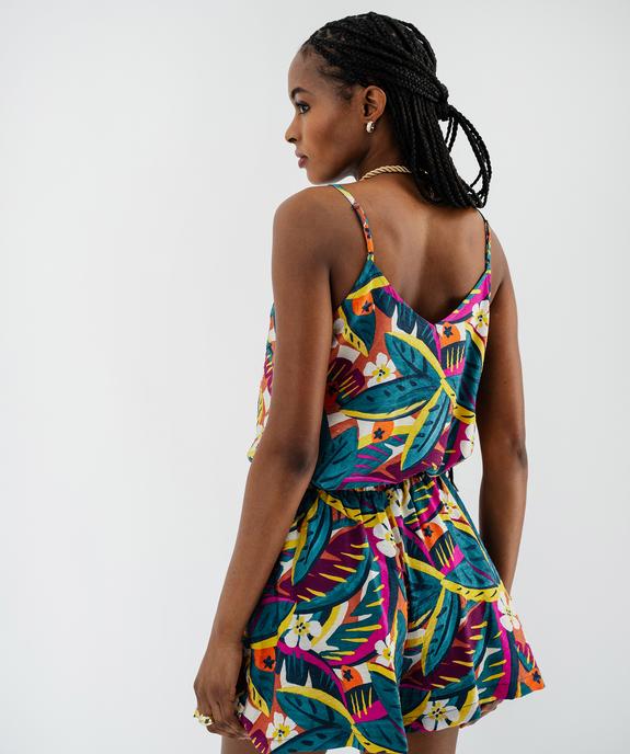 Top à bretelles en viscose femme vue3 - GEMO 4G FEMME - GEMO