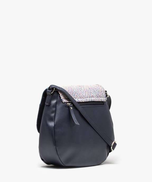 Sac besace femme à rabat patchwork vue2 - GEMO (ACCESS) - GEMO