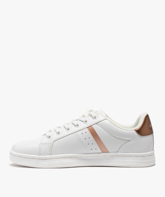 Baskets femme à détails métallisés – Kappa Alpha vue3 - KAPPA - GEMO