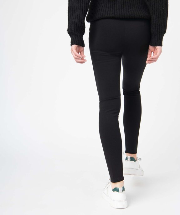 Leggings de grossesse avec bandeau haut vue3 - GEMO (MATER) - GEMO