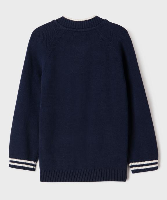 Gilet zippé en coton garçon - LuluCastagnette vue3 - LULUCASTAGNETTE - GEMO