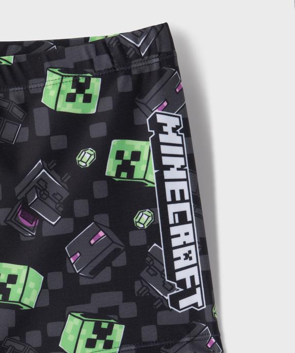 Shorty de bain imprimé garçon - Minecraft vue2 - MINECRAFT - GEMO