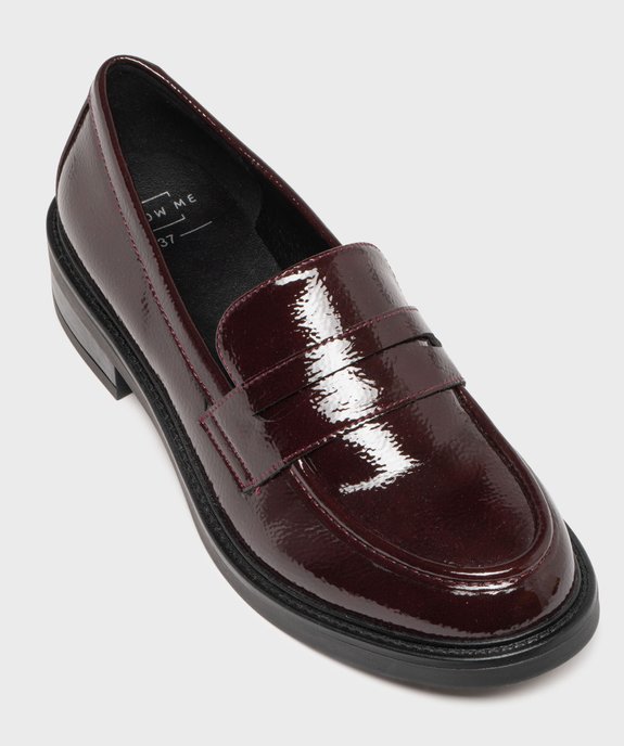 Mocassins vernis femme vue12 - FOLLOW ME - GEMO