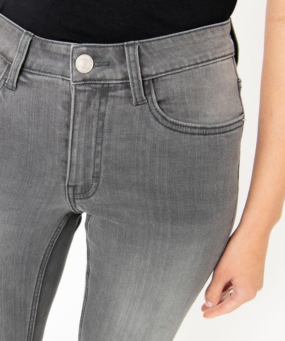 Jean Skinny taille normale délavé femme vue2 - GEMO 4G FEMME - GEMO