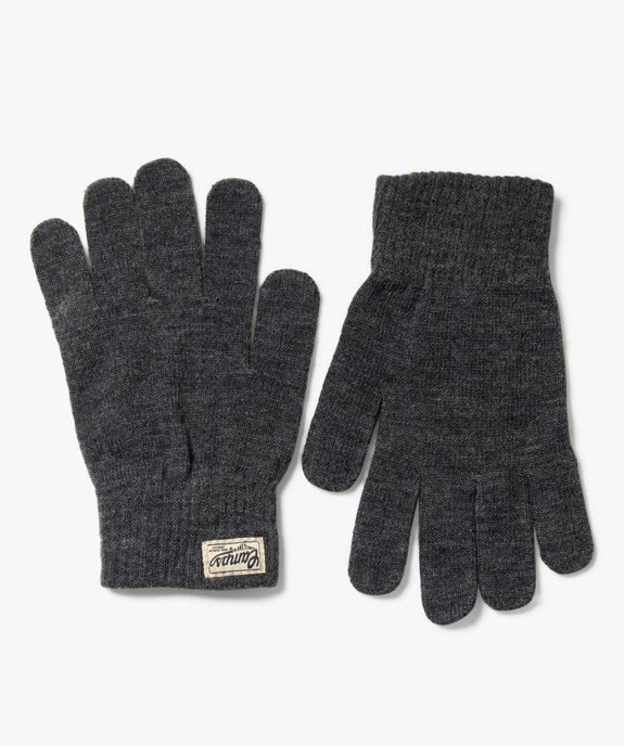 Gants en maille chinée enfant - Camps United vue1 - CAMPS UNITED - GEMO