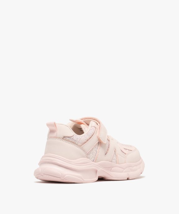 Baskets basses dad shoes à paillettes fille vue4 - LOVELY WINGS GEMO FOR GOOD - GEMO