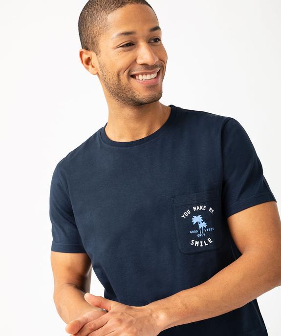 Pyjashort avec short à carreaux homme vue2 - GEMO 4G HOMME - GEMO