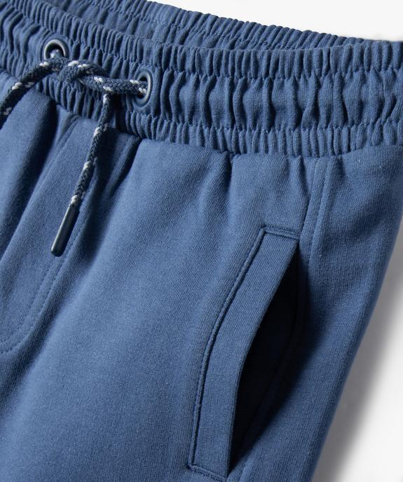 Bermuda en maille avec taille élastique garçon vue2 - GEMO (ENFANT) - GEMO