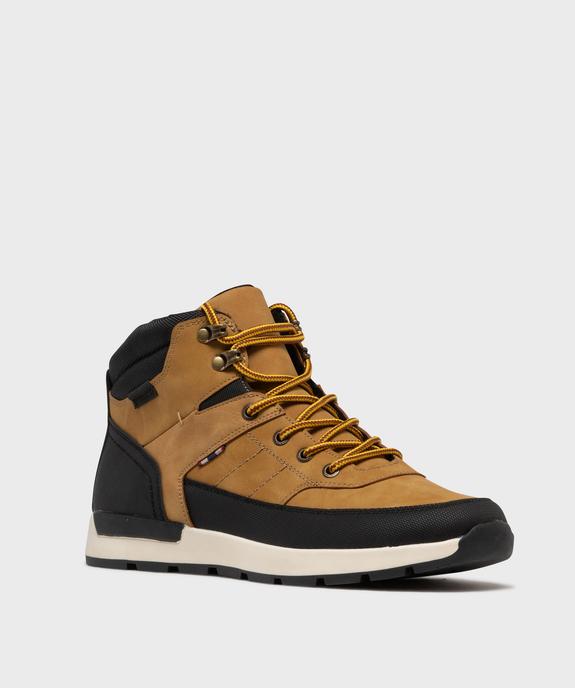 Boots fourrées à semelle sport homme vue2 - URBAN STEPS - GEMO