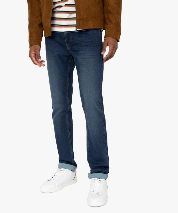 Jean homme coupe slim vue1 - GEMO (HOMME) - GEMO