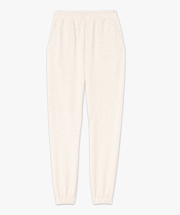 Pantalon de jogging en molleton doux femme vue4 - GEMO(FEMME PAP) - GEMO