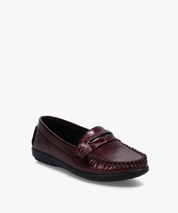 Mocassins confort vernis et extra souples femme vue2 - G'FLEX - GEMO