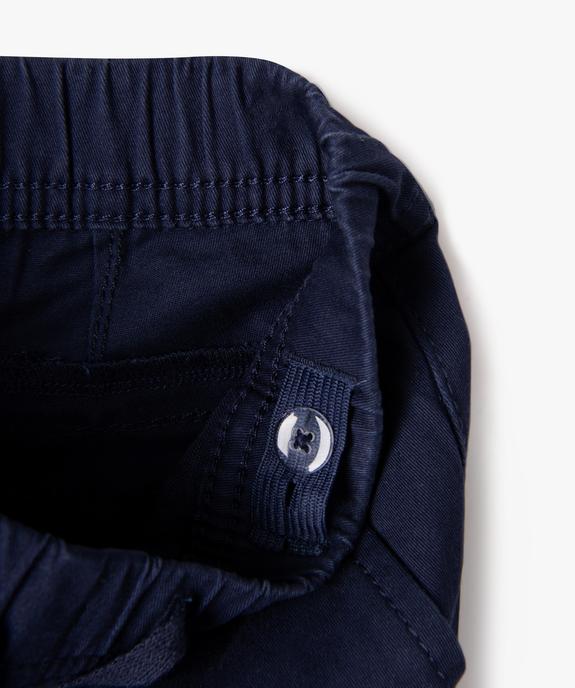 Pantalon chino avec taille élastique bébé garçon - LuluCastagnette vue4 - LULUCASTAGNETTE - GEMO