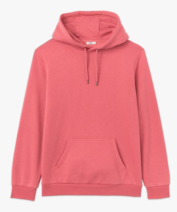 Sweat à capuche intérieur molletonné homme vue4 - GEMO 4G HOMME - GEMO