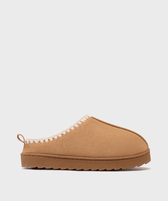 Chaussons mules avec doublure chaude et semelle légère fille  vue1 - GEMO (ENFANT) - GEMO