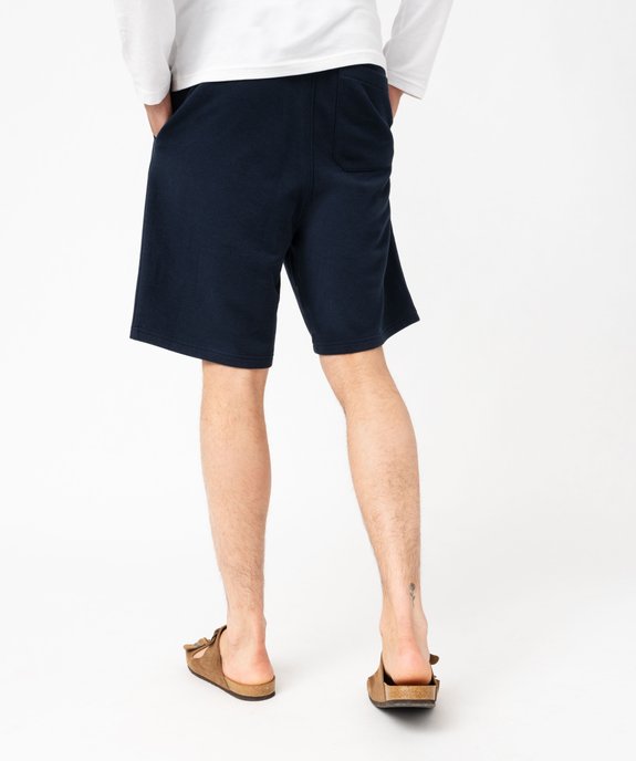Bermuda homme en maille extensible vue6 - GEMO (HOMME) - GEMO