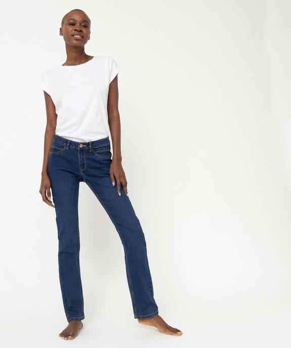 Jean femme coupe Regular stretch - L30 vue5 - GEMO 4G FEMME - GEMO