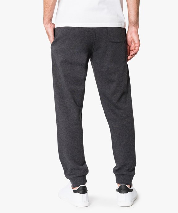 Pantalon de jogging molletonné vue3 - GEMO (HOMME) - GEMO
