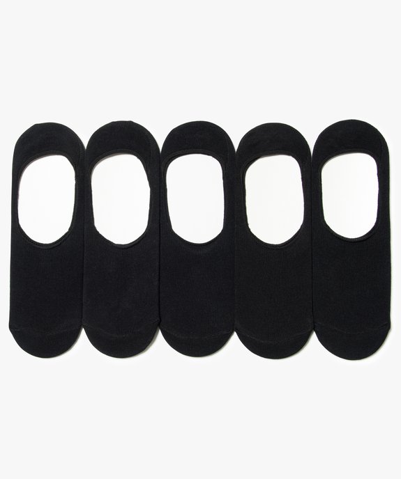 Chaussettes invisibles homme unies (lot de 5 paires) vue1 - GEMO(HOMWR HOM) - GEMO