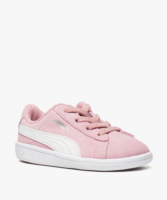 Tennis fille avec lacets élastiques - Puma vue2 - PUMA - GEMO