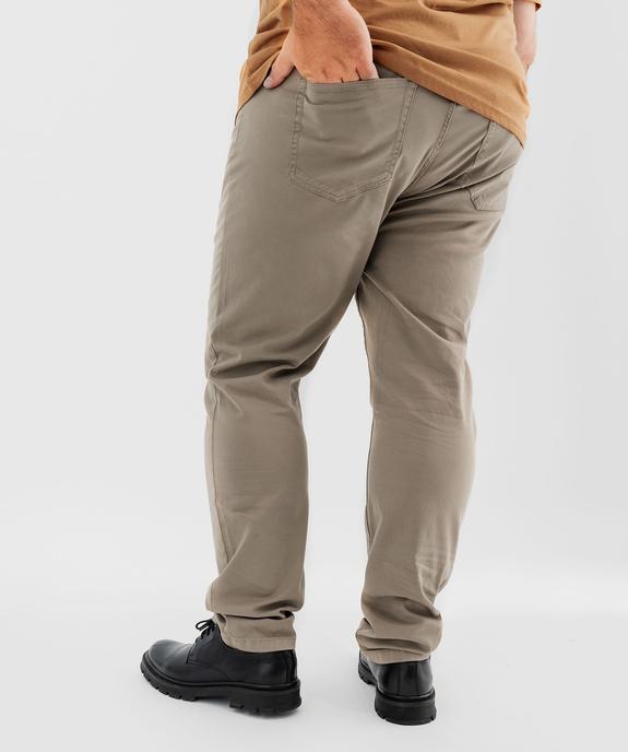 Pantalon chino coupe Slim homme vue10 - GEMO (HOMME) - GEMO