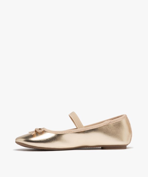 Ballerines brillantes avec élastique de maintien fille vue3 - LOVELY WINGS - GEMO