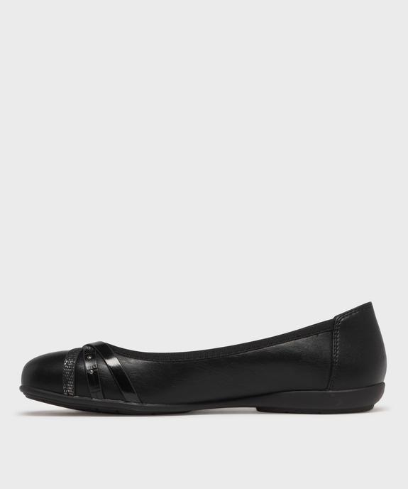 Ballerines femme unies à talon plat et brides fantaisie vue9 - VALENTINA BALDA - GEMO