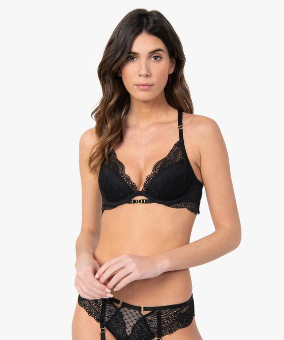 Soutien-gorge corbeille avec dos travaillé vue1 - GEMO(HOMWR FEM) - GEMO