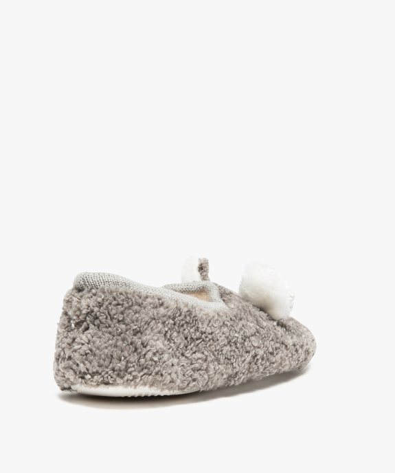 Chaussons animal avec oreilles en relief vue4 - GEMO(HOMWR FEM) - GEMO