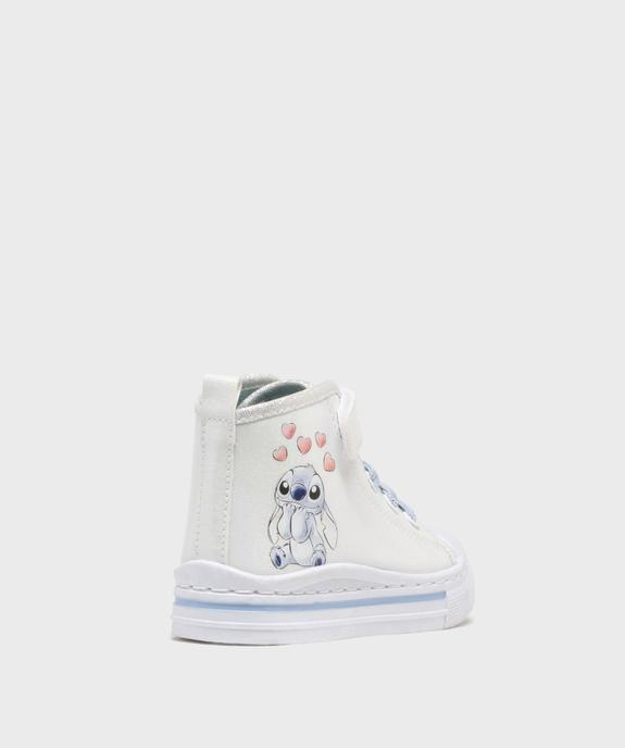 Baskets montantes avec motif Stitch fille - Disney vue4 - LILO & STITCH - GEMO