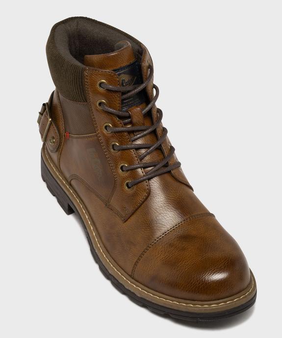 Boots à lacets avec col textile homme - Lee Cooper vue11 - LEE COOPER - GEMO