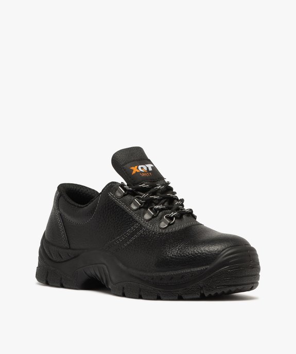 Chaussures de sécurité homme low-cut dessus en cuir grainé vue2 - GEMO (EQUIPT) - GEMO