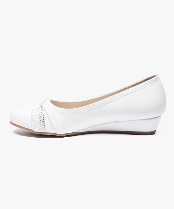 Ballerines avec brides fantaisie et talon compensé vue3 - GEMO(URBAIN) - GEMO