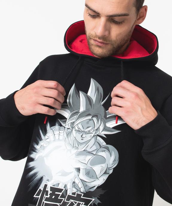 Sweat à capuche en molleton imprimé San Goku homme - Dragon Ball Super vue2 - DRAGON BALL Z - GEMO