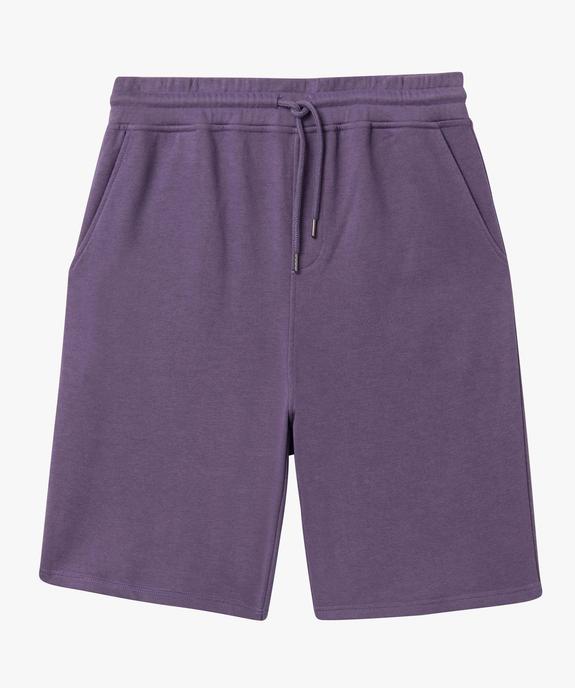 Bermuda en maille avec ceinture ajustable homme vue6 - GEMO (HOMME) - GEMO