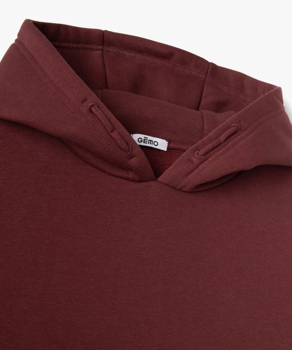 Sweat molletonné à capuche garçon vue2 - GEMO (JUNIOR) - GEMO
