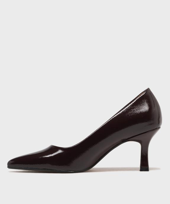 Escarpins vernis à talon haut femme - Valentina Baldano vue3 - VALENTINA BALDA - GEMO