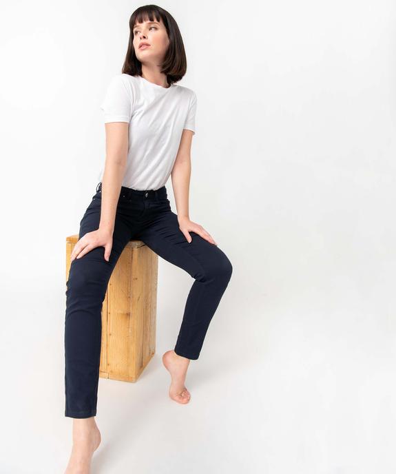 Pantalon coupe Slim taille normale femme vue1 - GEMO 4G FEMME - GEMO