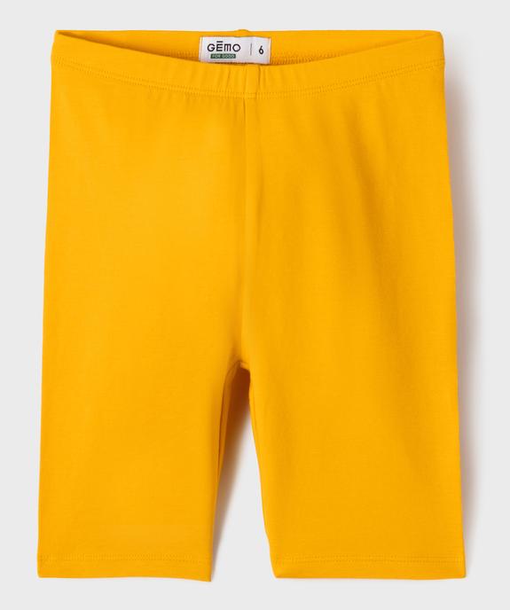 Legging court cycliste uni fille vue7 - GEMO 4G FILLE - GEMO