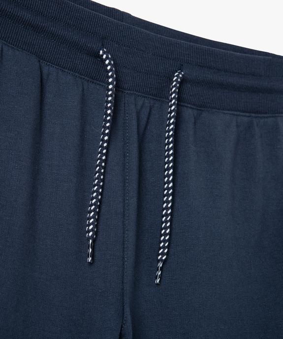 Bermuda en maille à taille élastiquée garçon vue3 - GEMO (JUNIOR) - GEMO