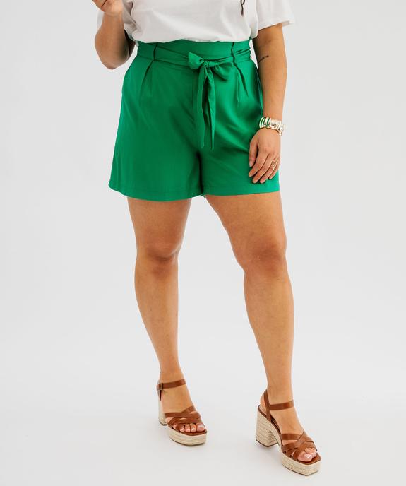 Short fluide coupe ample femme grande taille vue1 - GEMO (G TAILLE) - GEMO