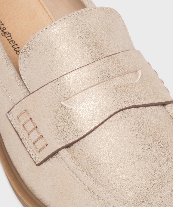 Mocassins métallisés femme - LuluCastagnette vue6 - LULUCASTAGNETTE - GEMO