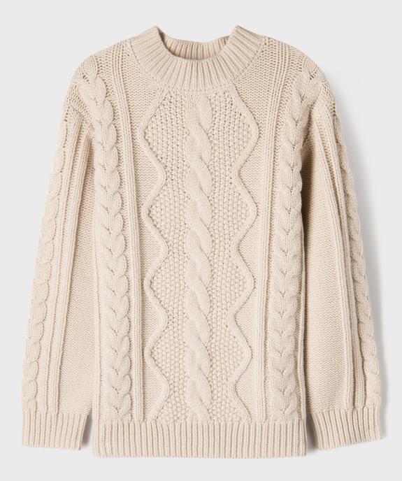 Pull à torsades garçon vue1 - GEMO (ENFANT) - GEMO