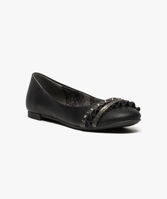 Ballerines doublées avec volants et brides vue2 - GEMO(URBAIN) - GEMO