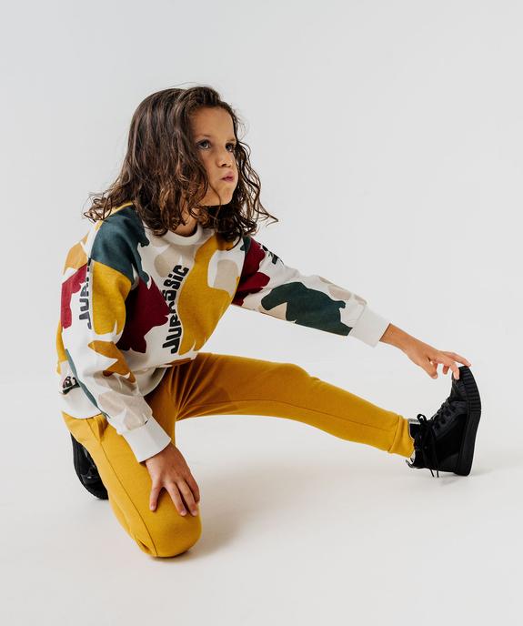Pantalon de jogging avec intérieur molletonné garçon vue1 - GEMO (ENFANT) - GEMO