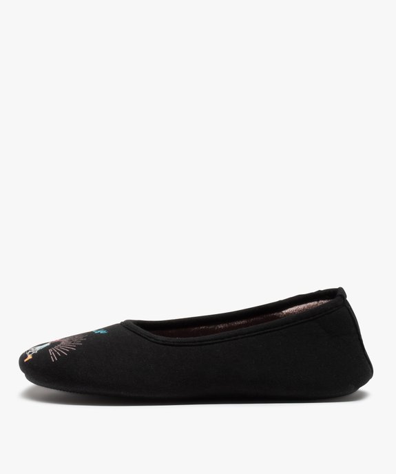 Chaussons femme ballerines imprimées Paradise - Isotoner vue3 - ISOTONER - GEMO