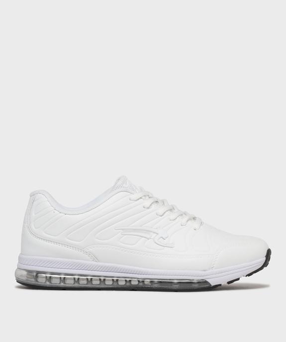 Baskets dessus embossé avec semelle bulle d’air homme - Airness vue1 - AIRNESS - GEMO
