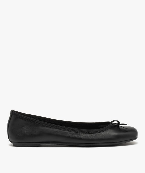 Ballerines plate dessus en cuir femme - Tanéo vue1 - TANEO - GEMO